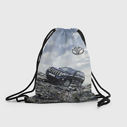 Рюкзак-мешок Toyota Land Cruiser Prado на скальных камнях Mount, цвет: 3D-принт