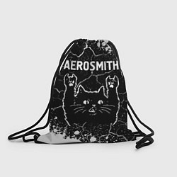 Мешок для обуви Группа Aerosmith и Рок Кот