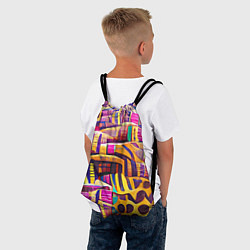 Рюкзак-мешок Африканские яркие мотивы, цвет: 3D-принт — фото 2