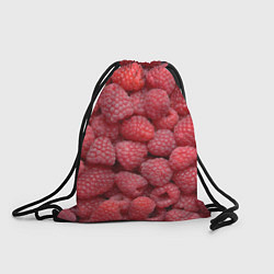 Рюкзак-мешок Малина - ягоды, цвет: 3D-принт