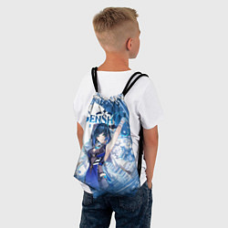 Рюкзак-мешок Е Лань Yelan Genshin Impact, цвет: 3D-принт — фото 2