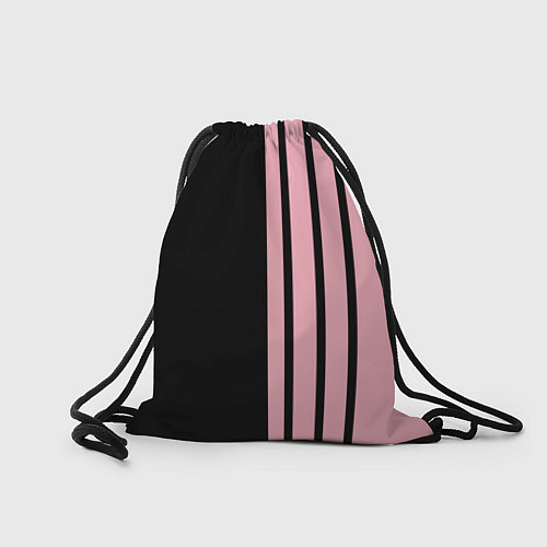 Мешок для обуви BLACKPINK HALF BLACK-PINK MINI LOGO / 3D-принт – фото 2