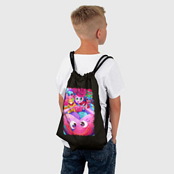 Рюкзак-мешок Poppy Playtime - Chapter 2 милые персонажи, цвет: 3D-принт — фото 2