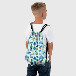 Рюкзак-мешок SKI TRAIL, цвет: 3D-принт — фото 2