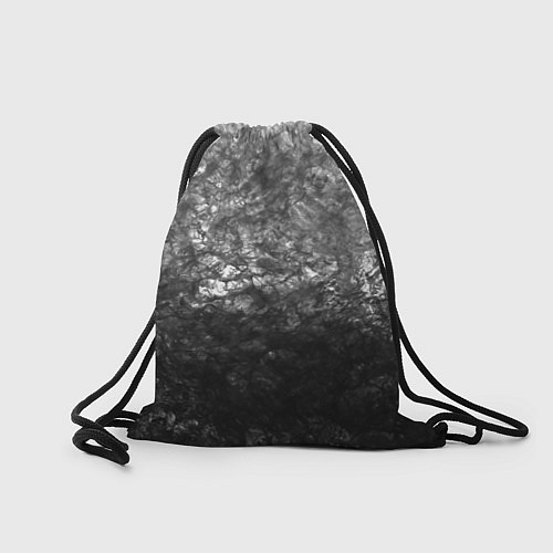 Мешок для обуви Текстура камня черно-белый узор / 3D-принт – фото 2