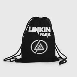 Рюкзак-мешок Linkin Park логотип и надпись, цвет: 3D-принт