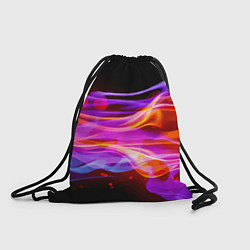 Рюкзак-мешок Abstract colorful waves, цвет: 3D-принт