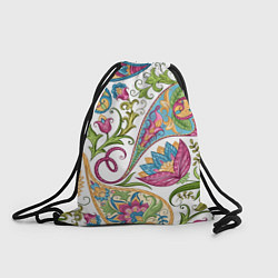 Рюкзак-мешок Fashionable floral Oriental pattern Summer 2025, цвет: 3D-принт
