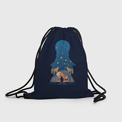 Рюкзак-мешок Юнь Цзинь на празднике фонарей, цвет: 3D-принт