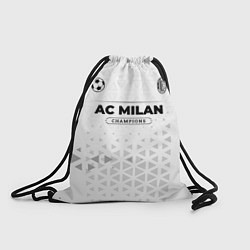 Рюкзак-мешок AC Milan Champions Униформа, цвет: 3D-принт