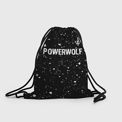 Мешок для обуви Powerwolf Glitch на темном фоне
