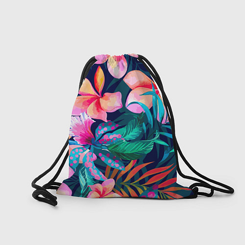Мешок для обуви Яркие тропические цветы Лето / 3D-принт – фото 2