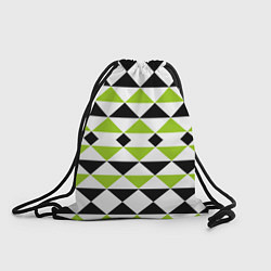 Рюкзак-мешок Geometric shapes triangles треугольники, цвет: 3D-принт