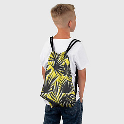 Рюкзак-мешок Красочная Тропическая Листва, цвет: 3D-принт — фото 2