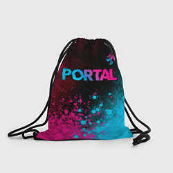 Рюкзак-мешок Portal Neon Gradient, цвет: 3D-принт