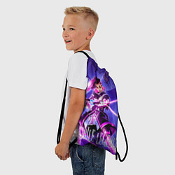 Рюкзак-мешок Mobile Legends Сомбра, цвет: 3D-принт — фото 2