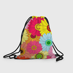 Рюкзак-мешок CHAMOMILE CHRYSANTHEMUMS, цвет: 3D-принт
