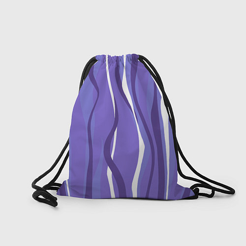 Мешок для обуви Very peri волны / 3D-принт – фото 2