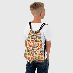 Рюкзак-мешок HIPPIE FASHION, цвет: 3D-принт — фото 2