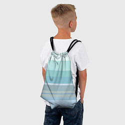 Рюкзак-мешок Морские линии, цвет: 3D-принт — фото 2