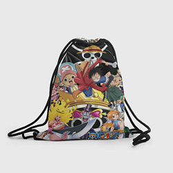 Рюкзак-мешок One Pieceгерои, цвет: 3D-принт
