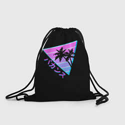 Рюкзак-мешок Ретро Пальмы Градиент, цвет: 3D-принт
