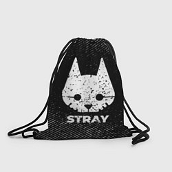 Мешок для обуви Stray с потертостями на темном фоне