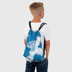 Рюкзак-мешок Небо в облаках, цвет: 3D-принт — фото 2