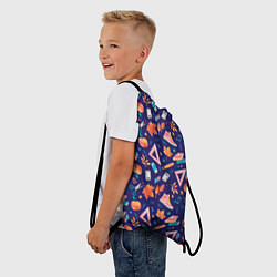 Рюкзак-мешок Школьные атрибуты, цвет: 3D-принт — фото 2