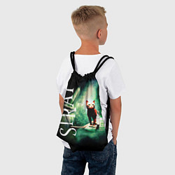 Рюкзак-мешок Заблудившийся Котик STRAY, цвет: 3D-принт — фото 2