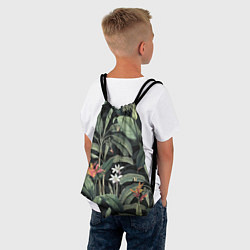 Рюкзак-мешок Цветы Зелёных Джунглей, цвет: 3D-принт — фото 2