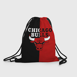Рюкзак-мешок Чикаго Буллз black & red, цвет: 3D-принт