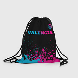 Рюкзак-мешок Valencia - neon gradient: символ сверху, цвет: 3D-принт