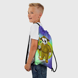 Рюкзак-мешок Мудрая Кунг фу панда, цвет: 3D-принт — фото 2
