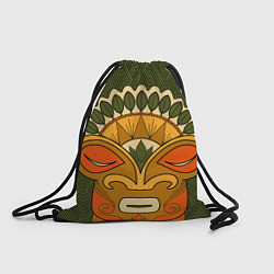 Рюкзак-мешок Polynesian tiki HUMBLE, цвет: 3D-принт