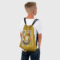 Рюкзак-мешок Отдыхающая лягуха, цвет: 3D-принт — фото 2