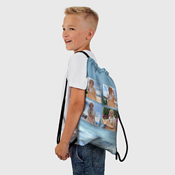 Рюкзак-мешок ROSE COLLAGE, цвет: 3D-принт — фото 2