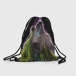 Рюкзак-мешок Волчица - друид, цвет: 3D-принт