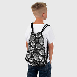 Рюкзак-мешок Паттерн из морских ракушек, цвет: 3D-принт — фото 2