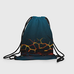 Рюкзак-мешок Треснутые плиты геометрия, цвет: 3D-принт