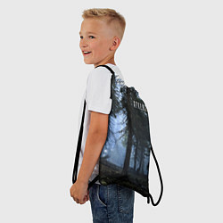 Рюкзак-мешок STALKER Лес и РЛС Дуга, цвет: 3D-принт — фото 2