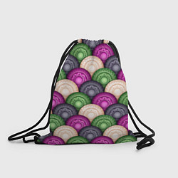 Рюкзак-мешок Круглый калейдоскоп абстракция, цвет: 3D-принт
