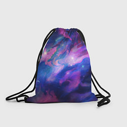 Рюкзак-мешок Космическое туманное сияние, цвет: 3D-принт