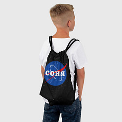 Рюкзак-мешок Соня Наса космос, цвет: 3D-принт — фото 2
