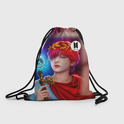 Рюкзак-мешок BTS Kim Taehyung V, цвет: 3D-принт