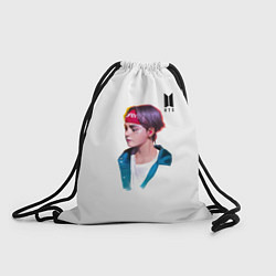 Рюкзак-мешок BTS Taehyung, цвет: 3D-принт