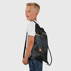 Рюкзак-мешок STALKER Одиночки В Ангаре, цвет: 3D-принт — фото 2