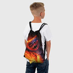 Рюкзак-мешок Хагги Вагги в огне, цвет: 3D-принт — фото 2