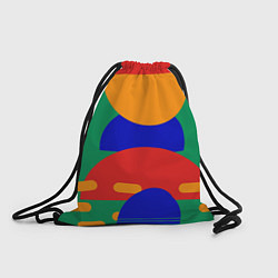 Рюкзак-мешок Абстракция - геометрические фигуры, цвет: 3D-принт