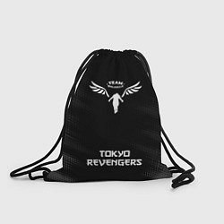 Рюкзак-мешок Tokyo Revengers японский шрифт: символ, надпись, цвет: 3D-принт